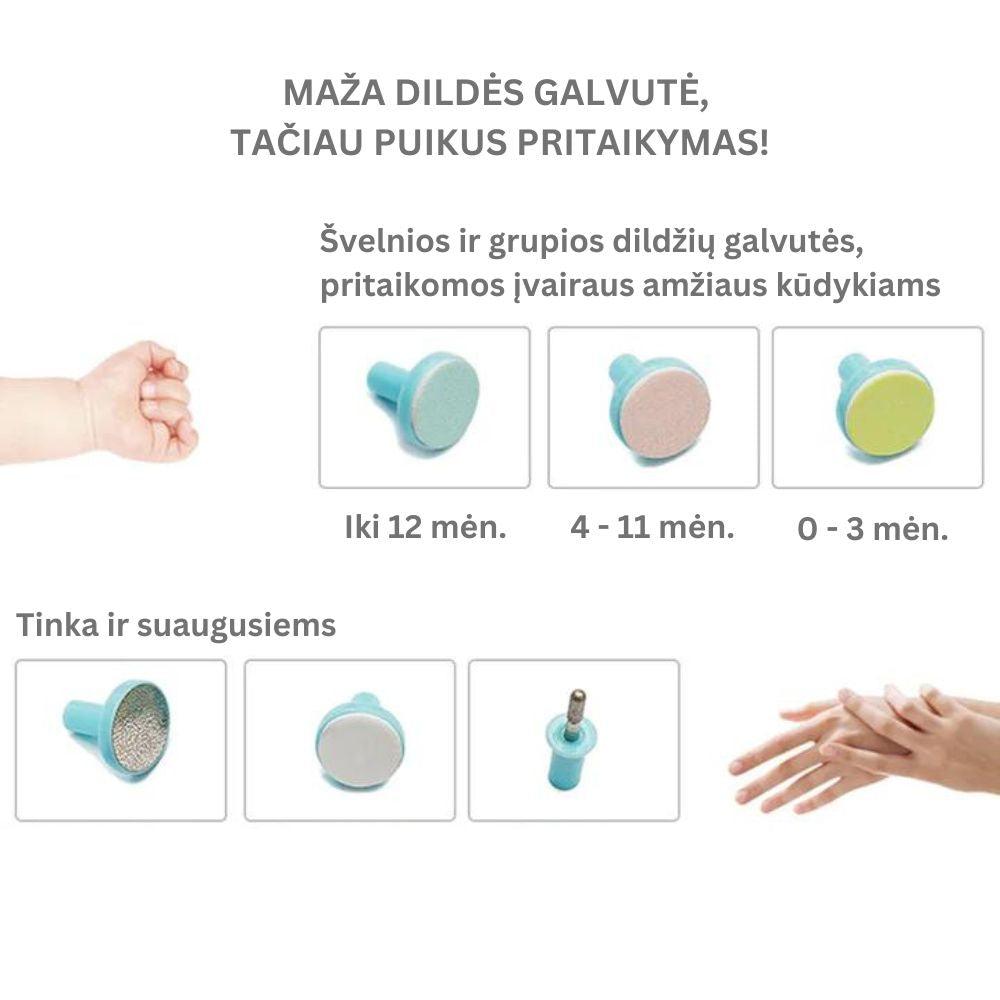 Elektrinė nagų dildė vaikams - Originalu-pigu