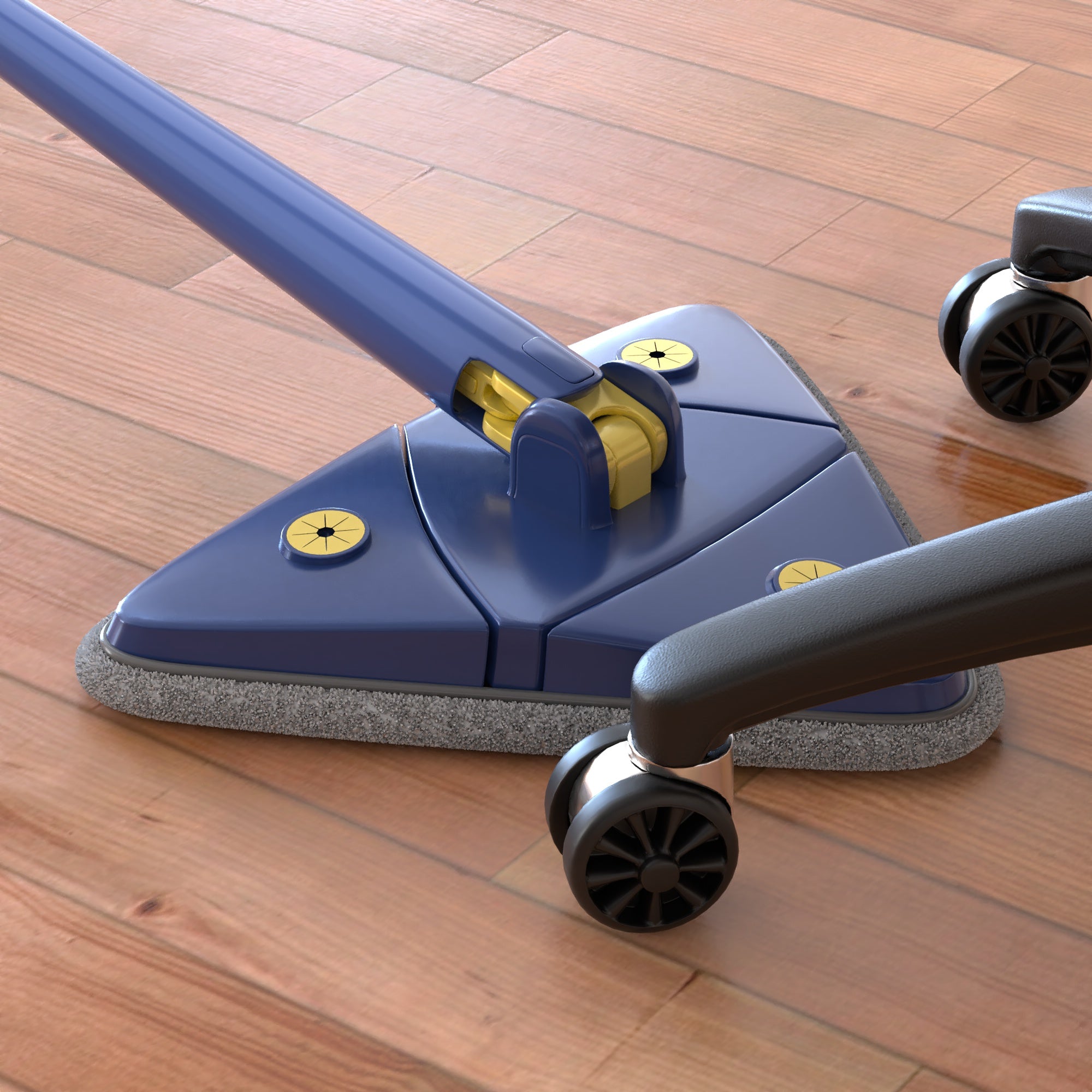 Trikampė teleskopinė 360° šluota - Originalu-pigu