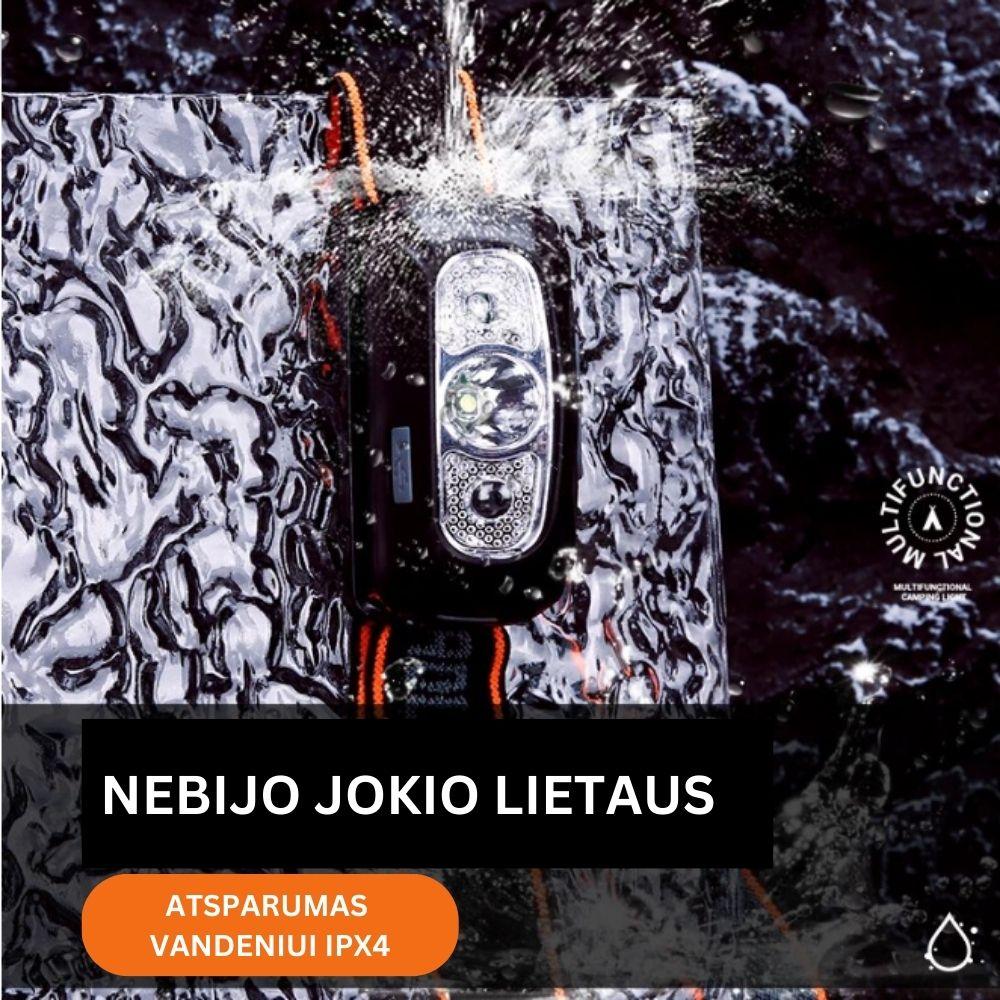 Jutiklinis LED prožektorius ant galvos - Originalu-pigu