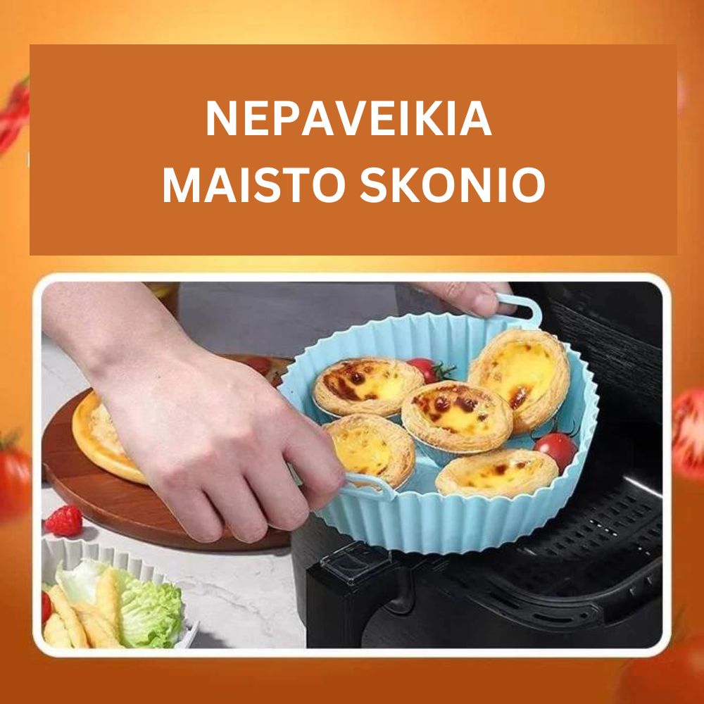 Oro gruzdintuvės silikoninis kepimo padėklas - Originalu-pigu