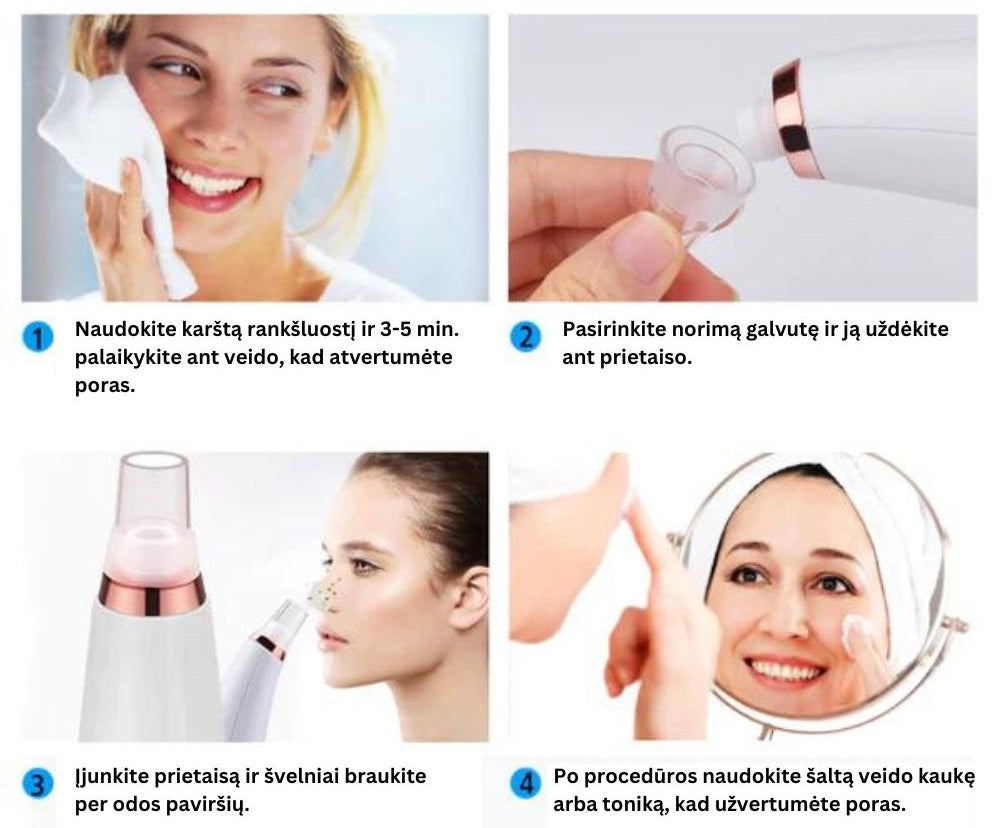 Vakuuminis giluminio odos valymo prietaisas - Originalu-pigu