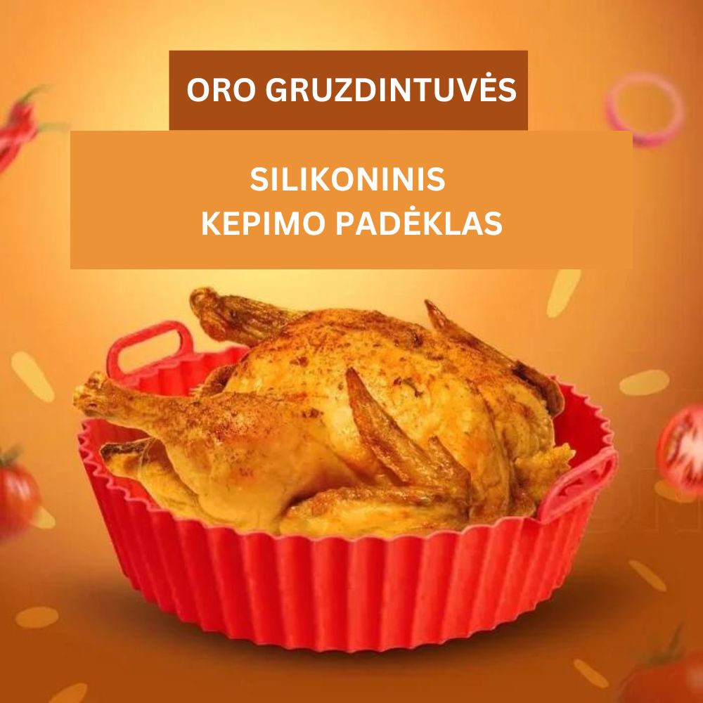 Oro gruzdintuvės silikoninis kepimo padėklas - Originalu-pigu