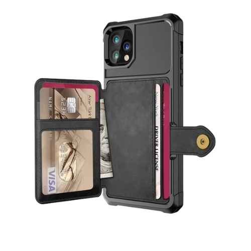 iPhone dėklas su skryriais kortelėms - Originalu-pigu