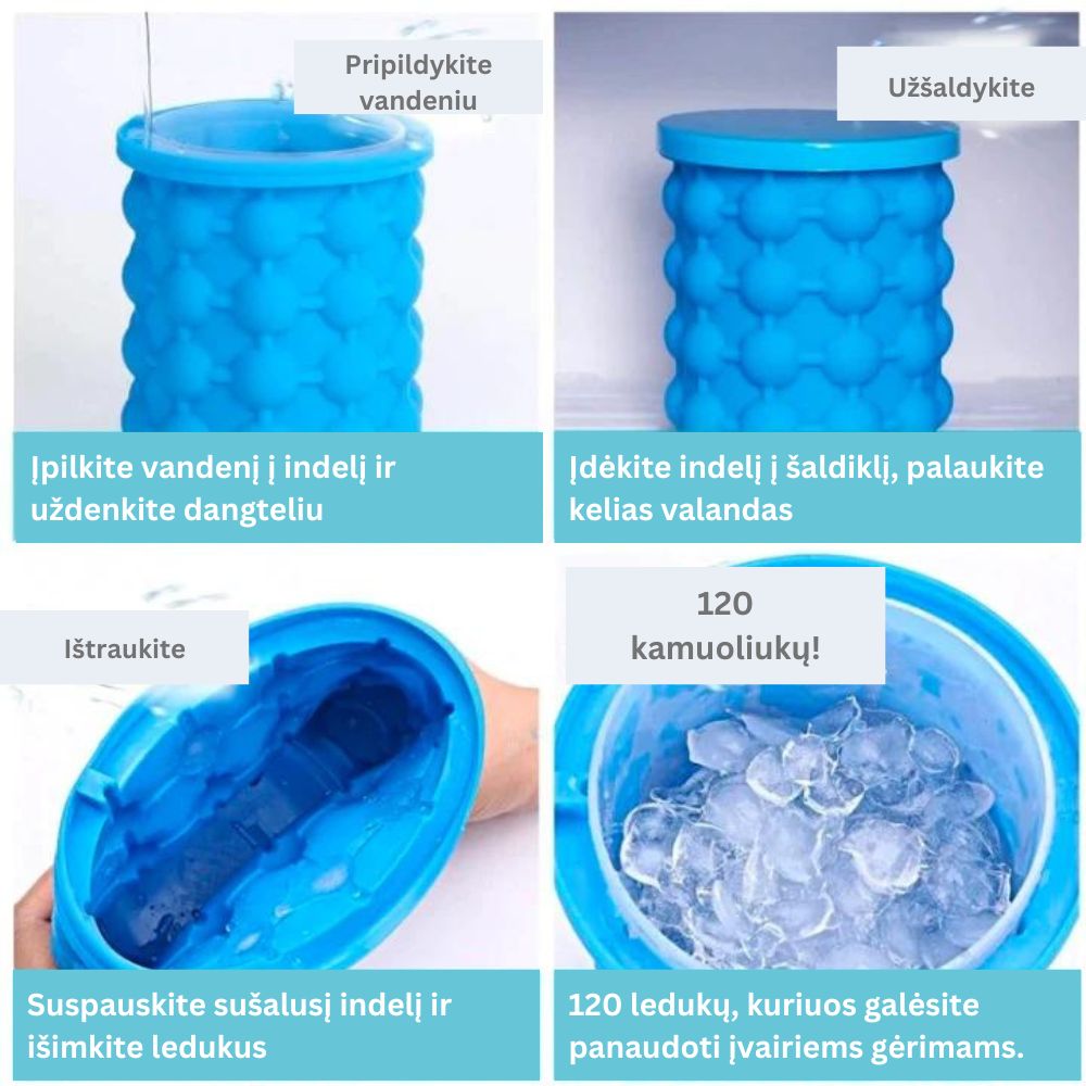 Silikoninė formelė ledo kamuoliukams - Originalu-pigu