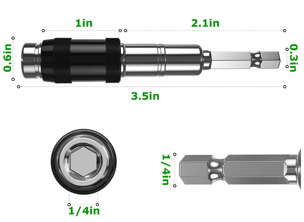 Magnetinis sukamasis grąžto laikiklis (2vnt) - Originalu-pigu
