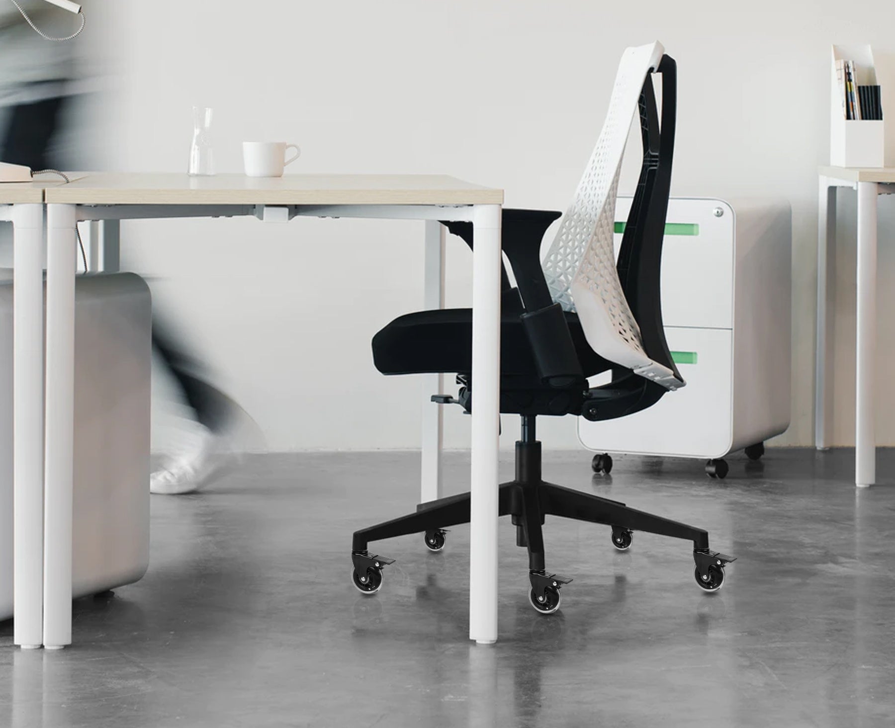 Biuro kėdžių ratukai (5 vnt.) - Originalu-pigu