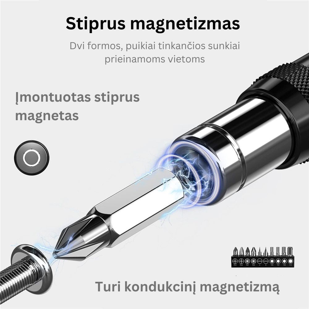 Magnetinis sukamasis grąžto laikiklis (2vnt) - Originalu-pigu