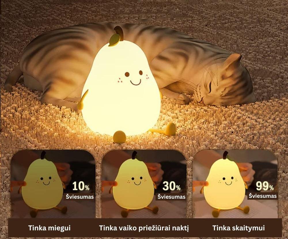 Naktinė LED lemputė - kriaušė - Originalu-pigu