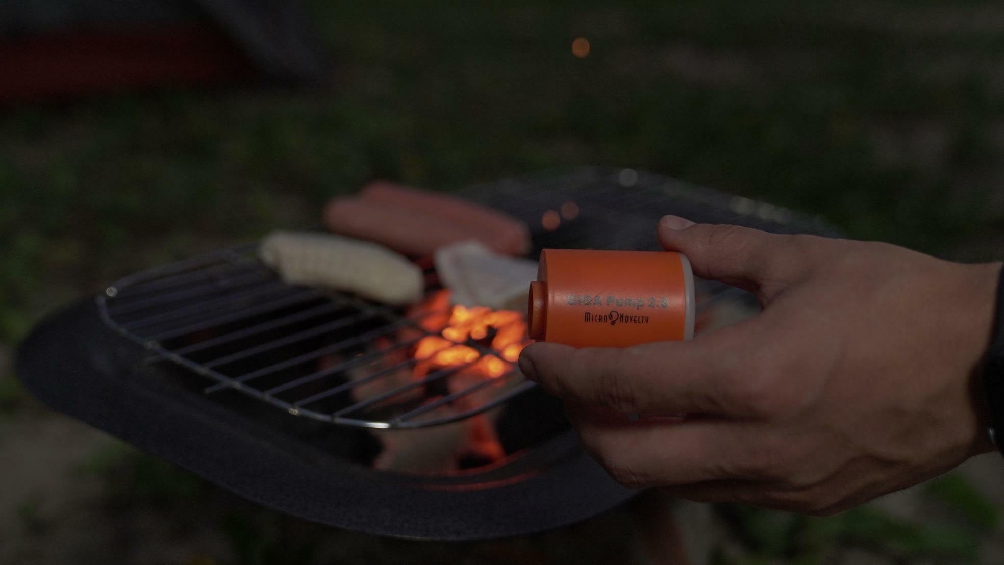 Kišeninė pompa su šviesele - Originalu-pigu