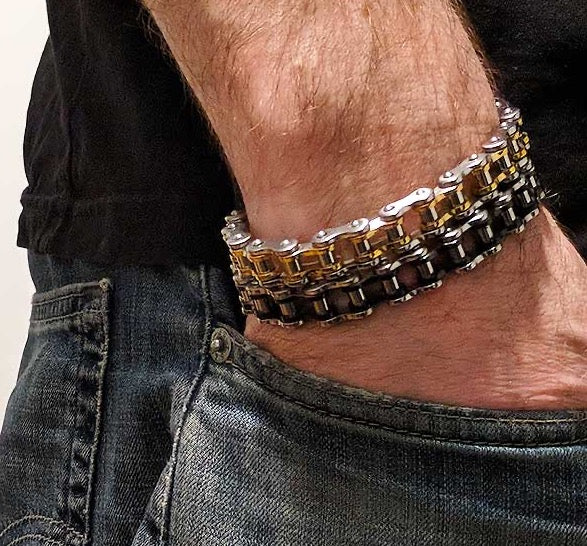 Dviračio grandinę imituojanti apyrankė - Originalu-pigu