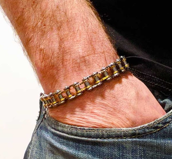 Dviračio grandinę imituojanti apyrankė - Originalu-pigu