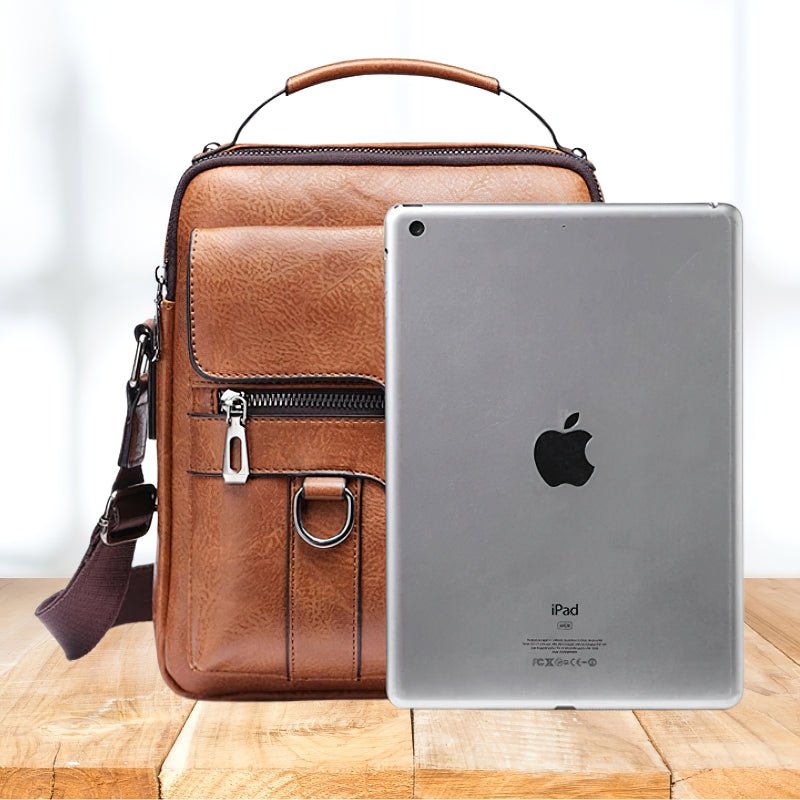 Vyriškas odinis krepšys per petį - Originalu-pigu