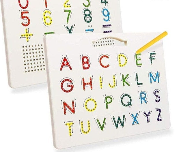 Magnetinė lenta su raidėmis ir skaičiais - Originalu-pigu