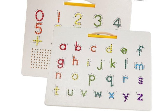 Magnetinė lenta su raidėmis ir skaičiais - Originalu-pigu