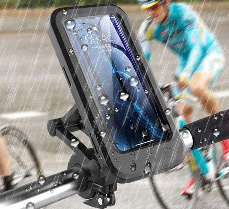Vandeniui atsparus telefono laikiklis dviračiui/motociklui - Originalu-pigu