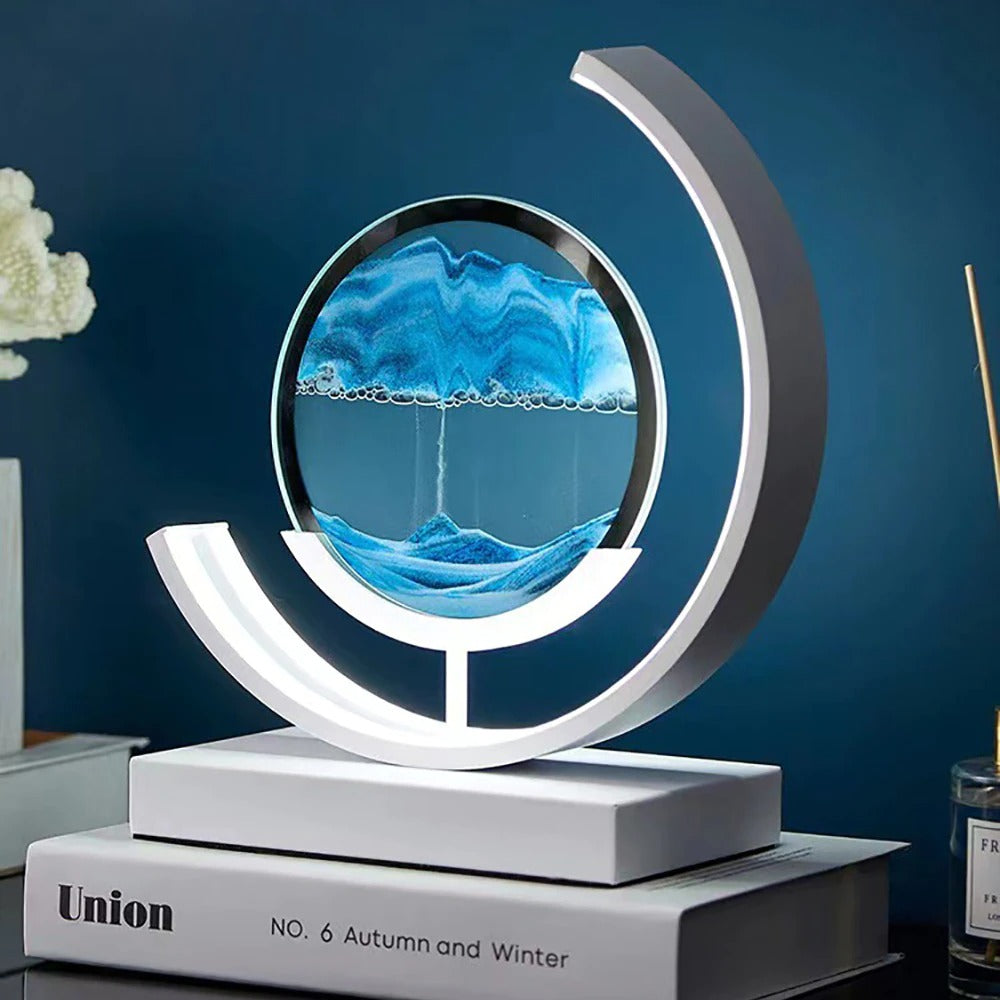 „Sand Art“ LED stalinė lempa - Originalu-pigu