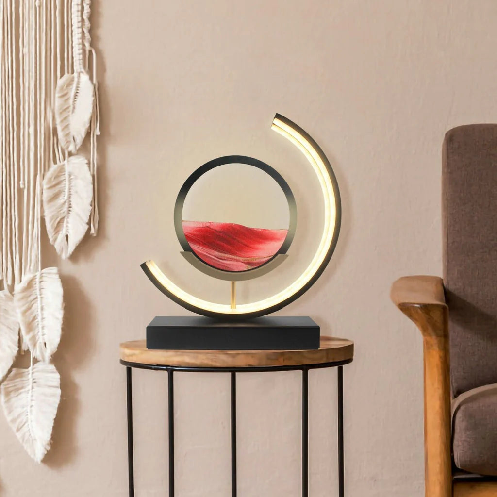 „Sand Art“ LED stalinė lempa - Originalu-pigu