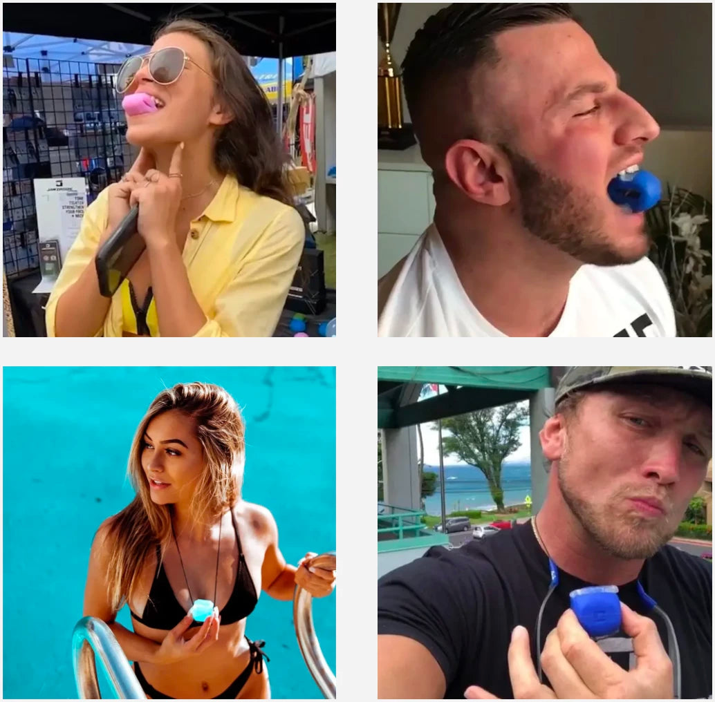 Žandikaulio raumenų lavinimo kamuoliukas (2 vnt.) - Originalu-pigu