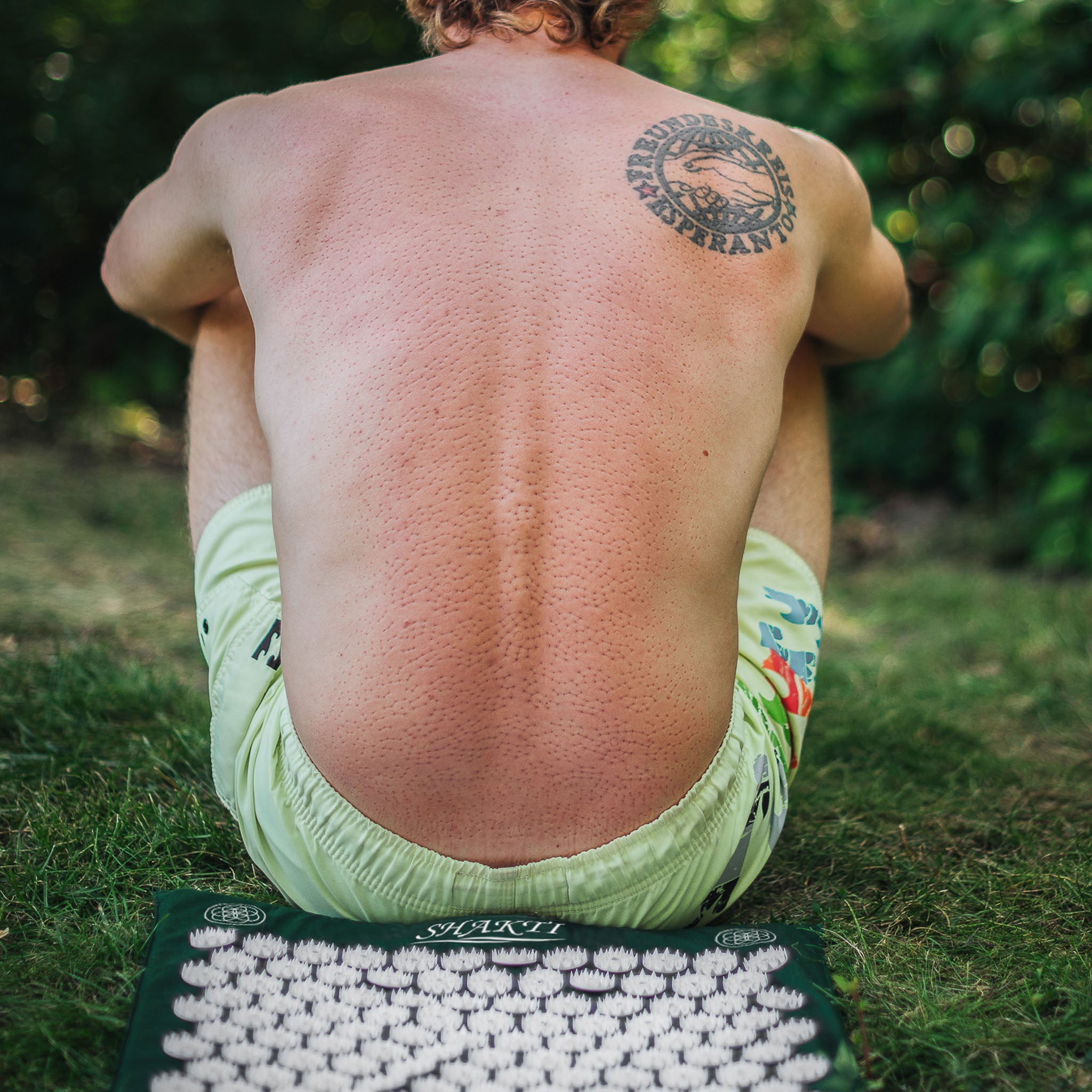 Masažinis jogos kilimėlis su pagalve - Originalu-pigu