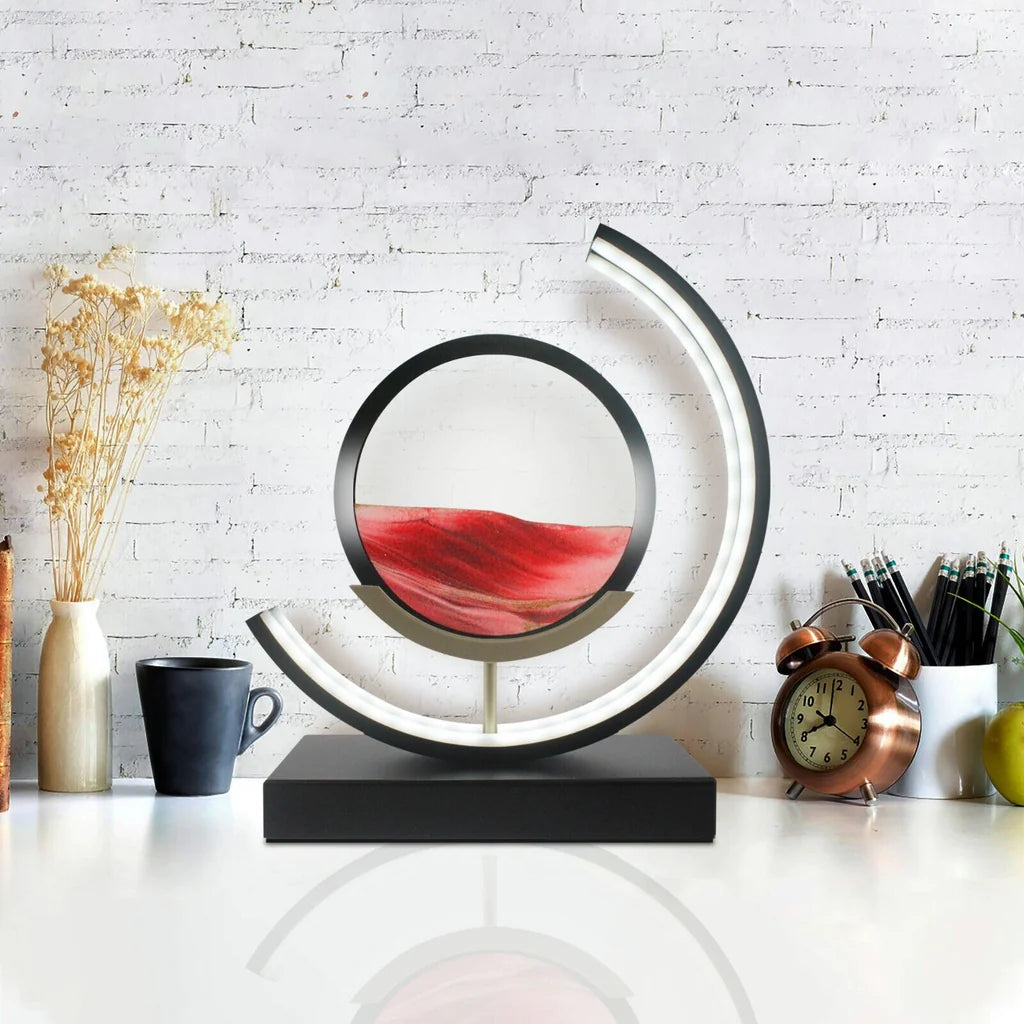 „Sand Art“ LED stalinė lempa - Originalu-pigu