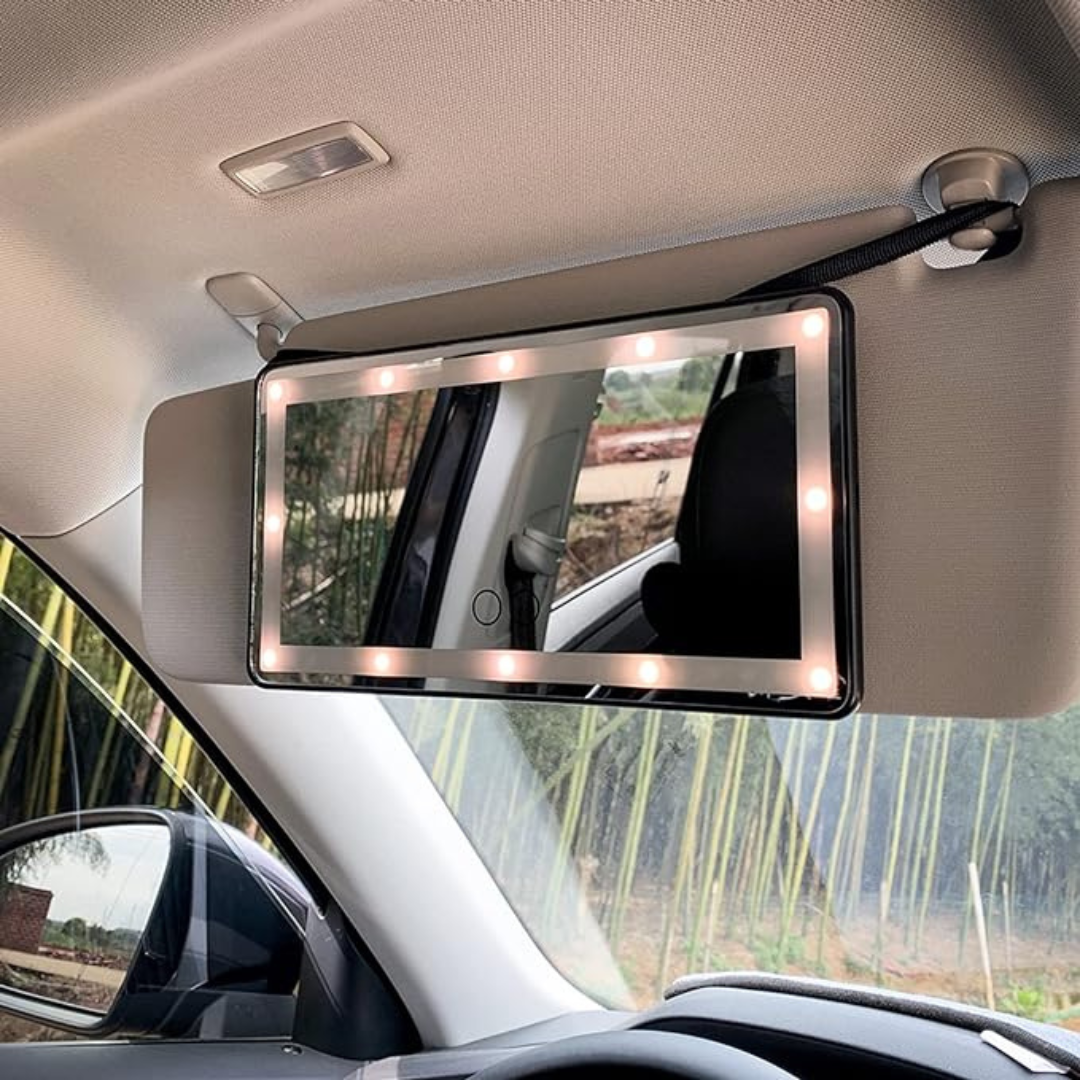 Automobilio veidrodėlis su LED apšvietimu - Originalu-pigu