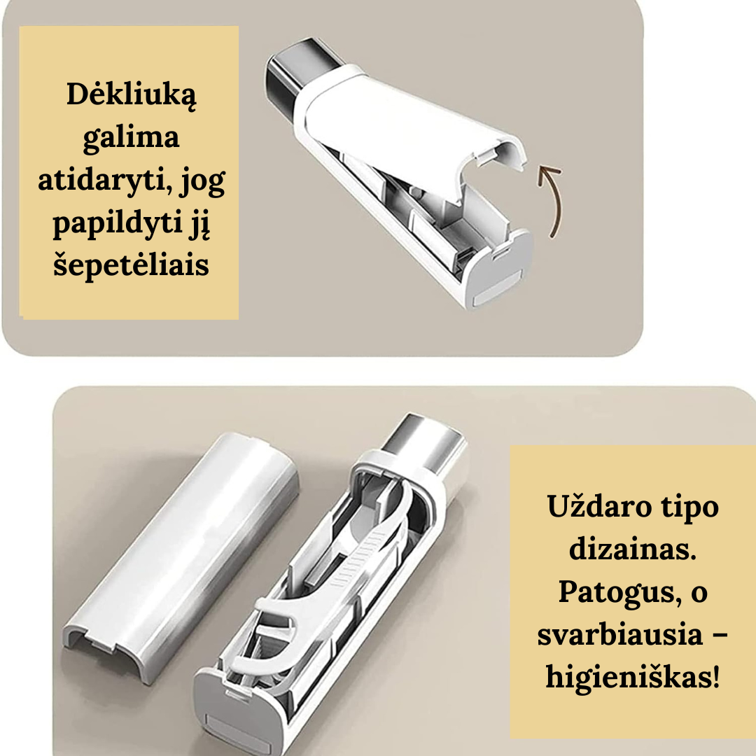 Tarpdančių šepetėlių dėkliukas - Originalu-pigu