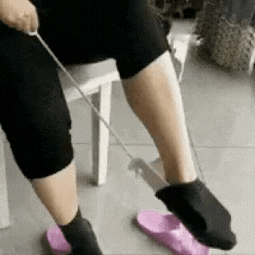 Pagalbinė priemonė kojinėms užsidėti