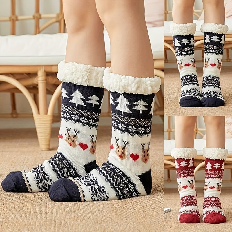 Moteriškos Kalėdinės kojinės