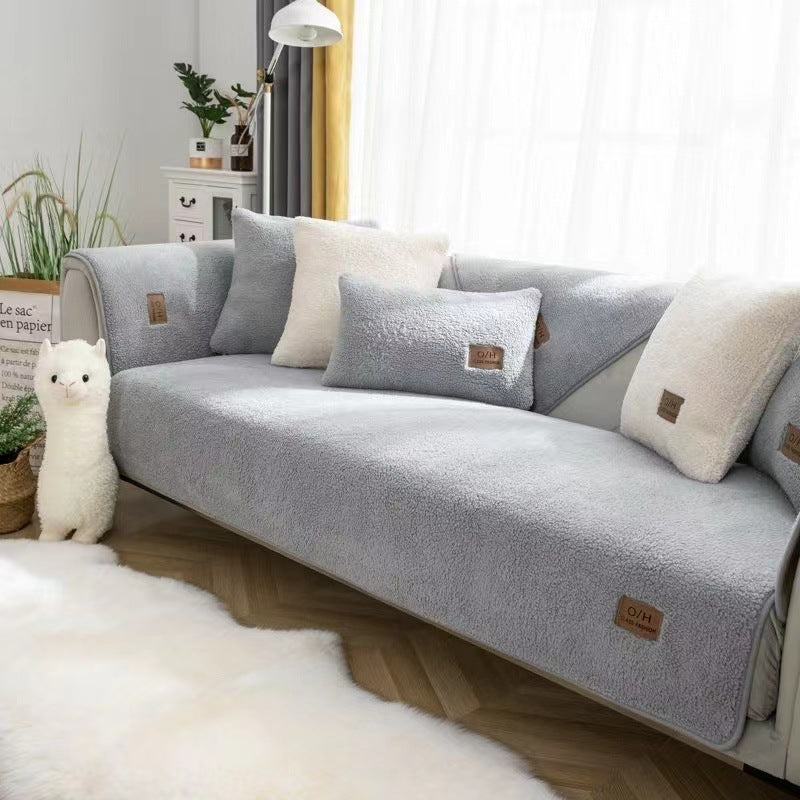 Minkštas sofos ir pagalvių užvalkalas