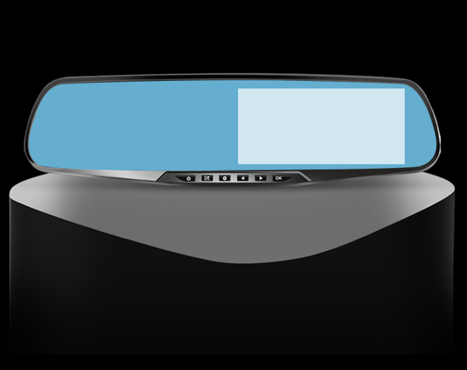 Galinio vaizdo veidrodėlis su kamera