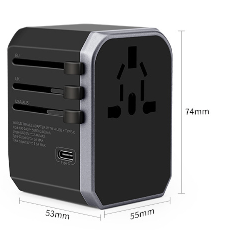 Universalus kelioninins USB adapteris - Originalu-pigu