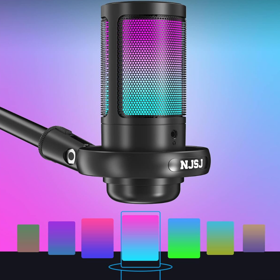 RGB profesionalus mikrofonas