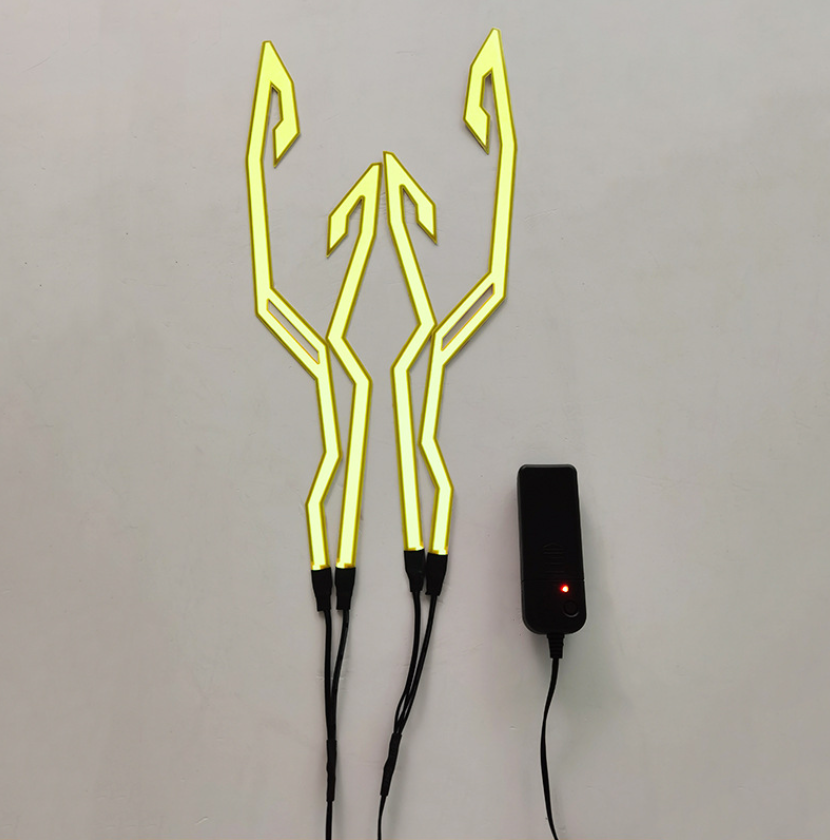 Neoninės šviesos šalmui - Originalu-pigu