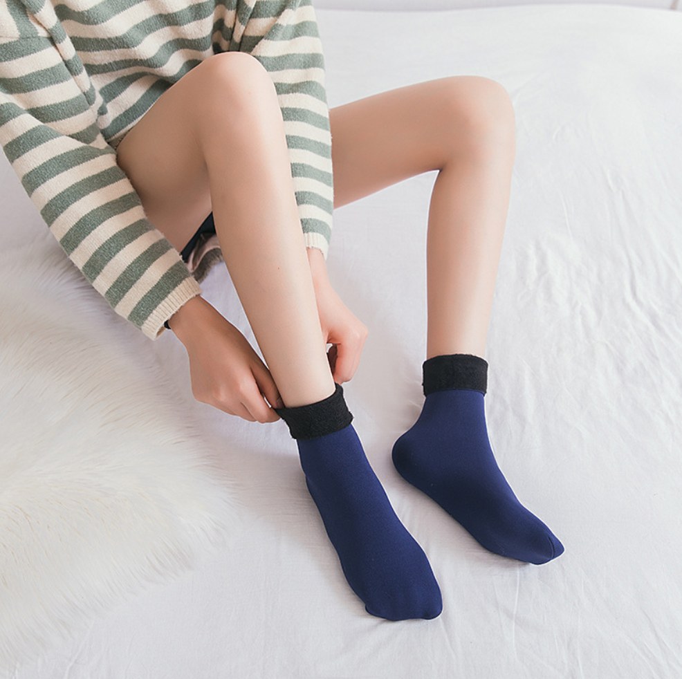 Moteriškos kojinės su pašiltinimu (10 porų)
