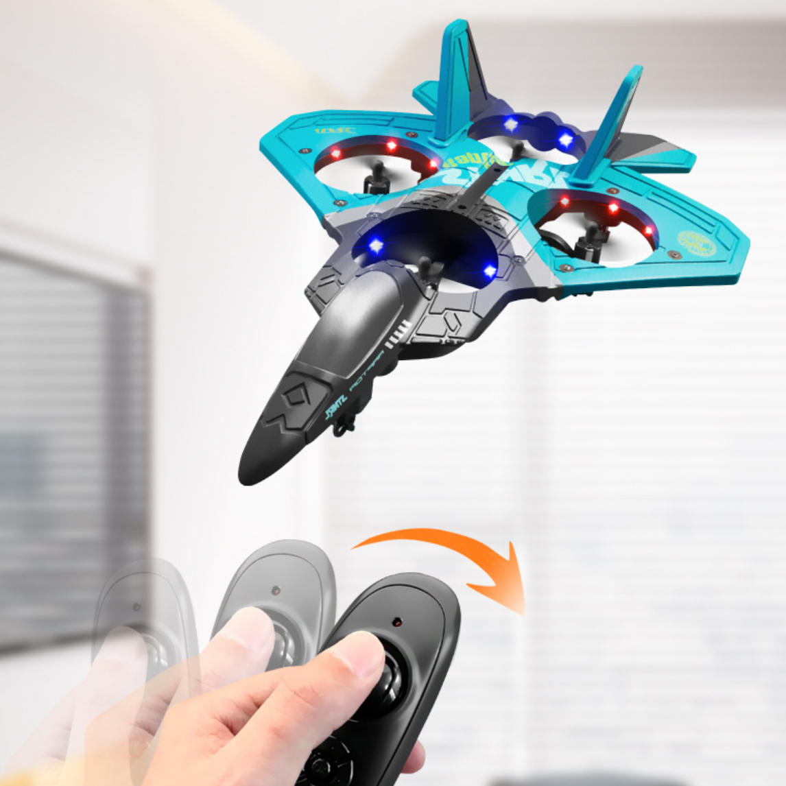 Nuotoliniu būdu valdomas naikintuvas - dronas - Originalu-pigu