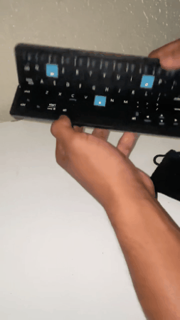 Mini sulankstoma klaviatūra