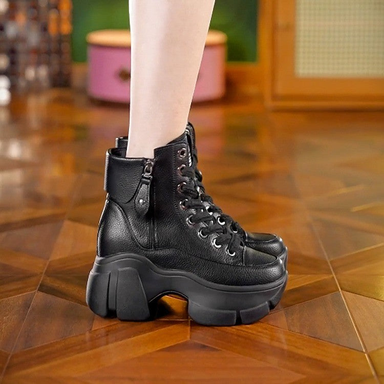 Moteriški batai su aukšta platforma - Originalu-pigu