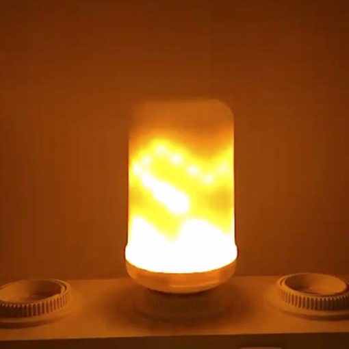 LED lemputės su ugnies imitacija (3 vnt.)