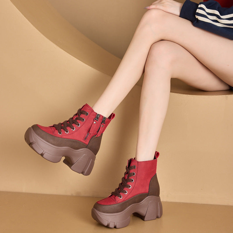Moteriški batai su aukšta platforma - Originalu-pigu