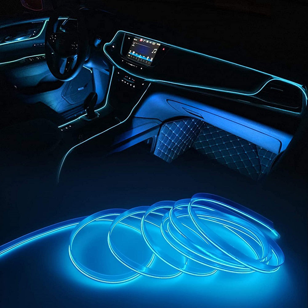 Lanksčios LED juostelės automobilio salonui "StarLight™" (3 vnt.) - Originalu-pigu