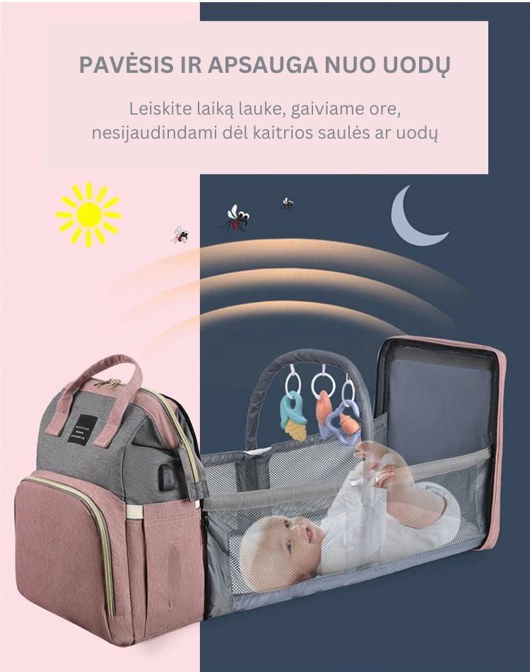 Universalus kūdikio krepšys