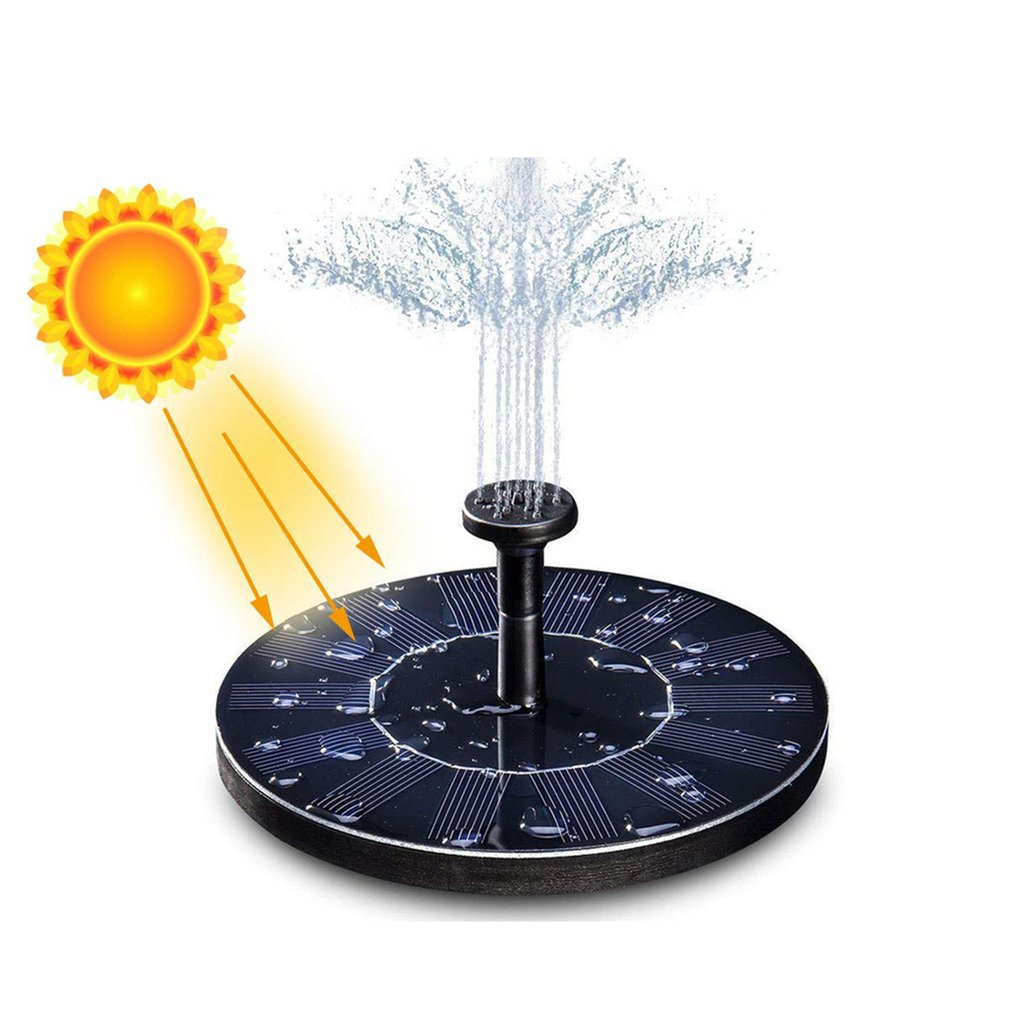 Mini fontanas su saulės baterija
