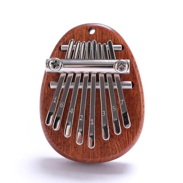 8 klavišų kalimba muzikinis instrumentas