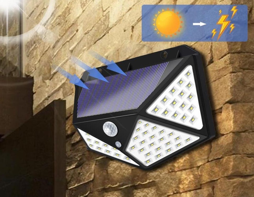 Sensoriniai žibintai su saulės baterija LumoSpectra™ (3 vnt.) - Originalu-pigu