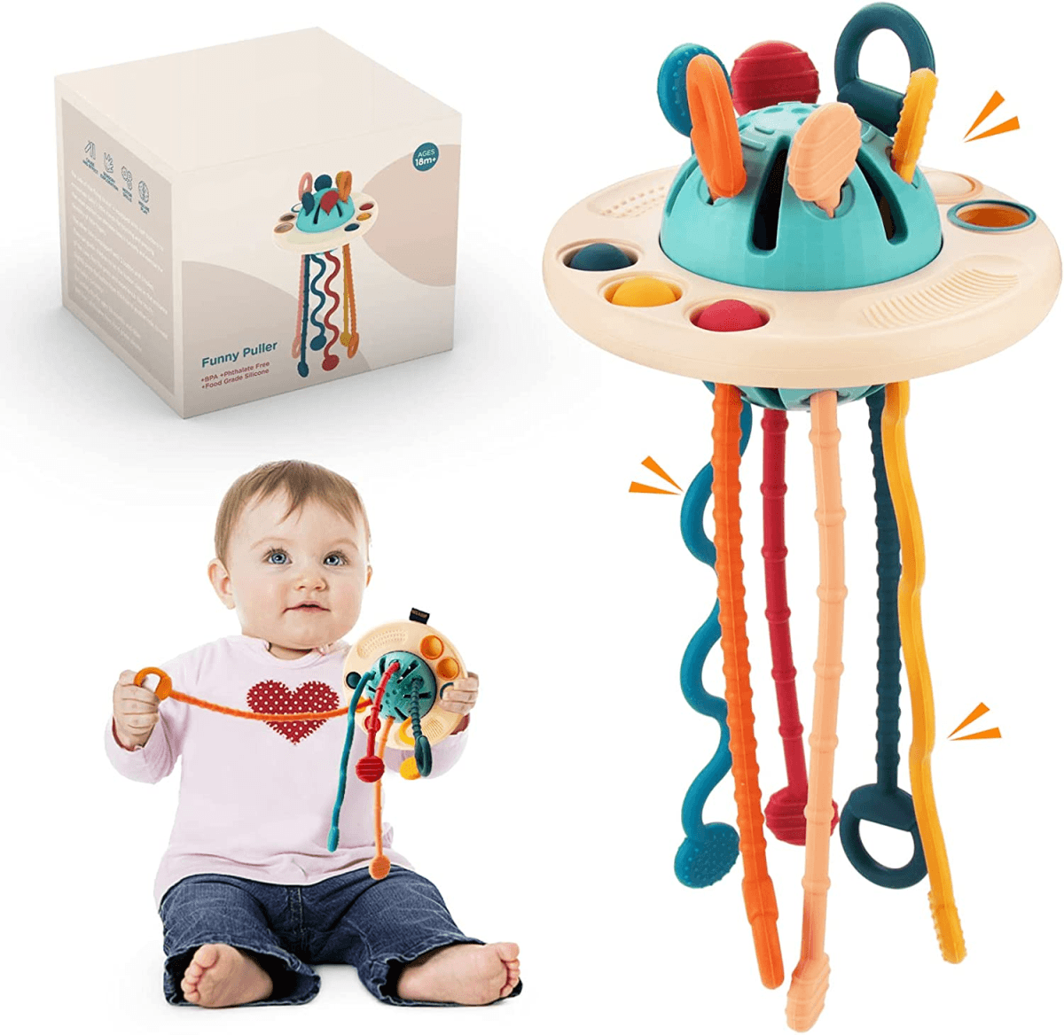 Sensorinis žaislas kūdikiams